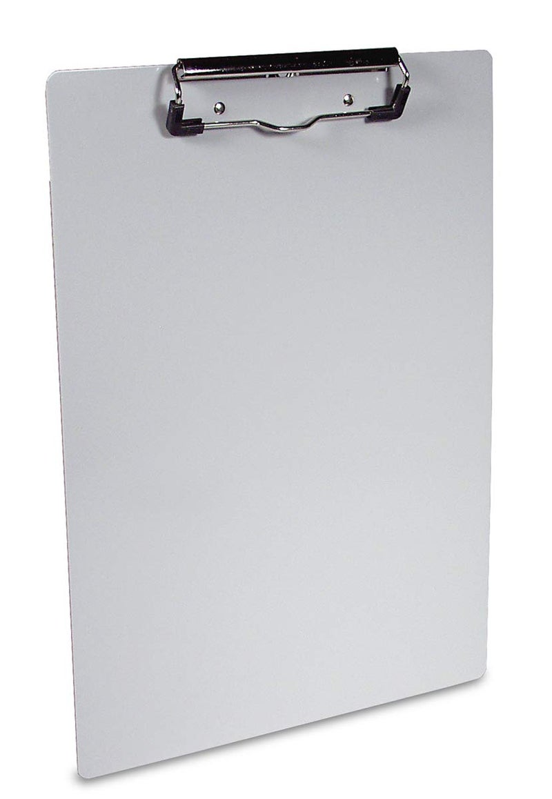 Saunders 21517 Recycled Aluminum Clipboard - Silver, Letter Size, 8.5 in. x 12 in. Document Holder with Low Profile Clip - Image 2